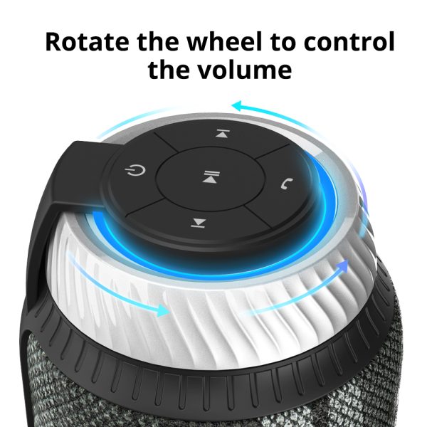 Tronsmart T6 Bluetooth 25 Watt Dual-Driver 15 Hours Playtime 360 Degree Surround Sound Wireless Speaker with Deep Bass - Camouflage Black - Image 4