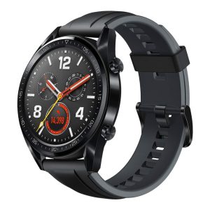 Huawei Watch GT GPS Running Watch with Heart Rate Monitoring and Smart Notifications (Up to 2 weeks Battery Life) – Black