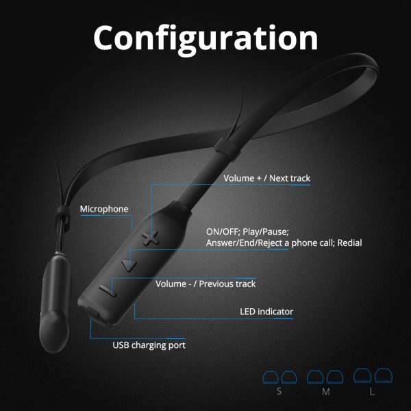 Encore S2 Plus Neckband Sport Wireless Earphones by Tronsmart - Image 9