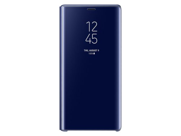 SEA-EF-ZN960C_001_Front_Blue__50576_zoom Samsung Galaxy Note 9 Clear View Standing Cover - Ocean Blue - Image 1