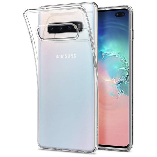 cyrtsla flex s10 plus white Spigen Galaxy S10 Plus Case Crystal Flex - Crystal Clear - 606CS25654 - Image 1