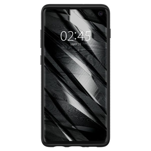 Spigen Galaxy S10 Case Liquid Air - Matte Black - 605CS25799 - Image 3