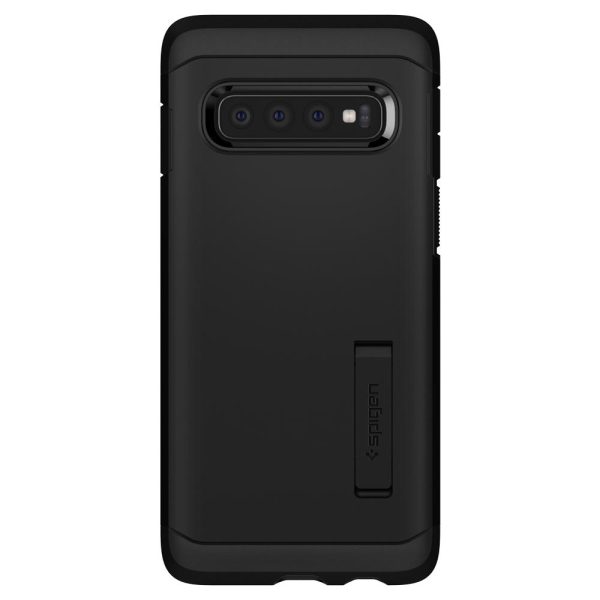 Spigen Galaxy S10 Plus Case Tough Armor - Black - 606CS25770 - Image 2