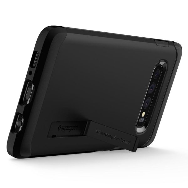 Spigen Galaxy S10 Plus Case Tough Armor - Black - 606CS25770 - Image 5