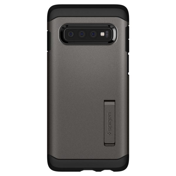 Spigen Galaxy S10 Plus Case Tough Armor - Gunmetal - 606CS25769 - Image 2