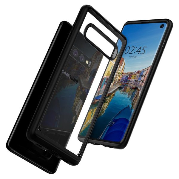 Spigen Galaxy S10 Case Ultra Hybrid - Matte Black - 605CS25802 - Image 6