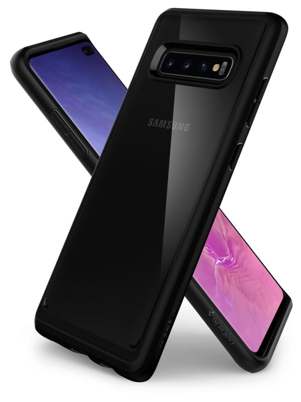 Spigen Galaxy S10 Plus Case Ultra Hybrid - Matte Black - 606CS25767 - Image 3