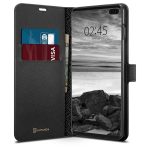 Spigen Samsung Galaxy S10 Plus La Manon Wallet Black - 606CS25784