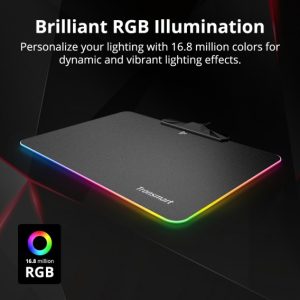 Tronsmart Shine X LED Gaming Mousepad with 16.8 Million RGB Mouse Mat - Image 3
