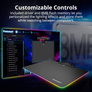 Tronsmart Shine X LED Gaming Mousepad with 16.8 Million RGB Mouse Mat - Image 6