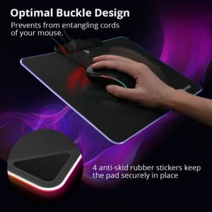 Tronsmart Shine X LED Gaming Mousepad with 16.8 Million RGB Mouse Mat - Image 7