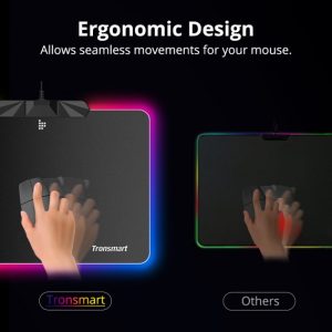 Tronsmart Shine X LED Gaming Mousepad with 16.8 Million RGB Mouse Mat - Image 8
