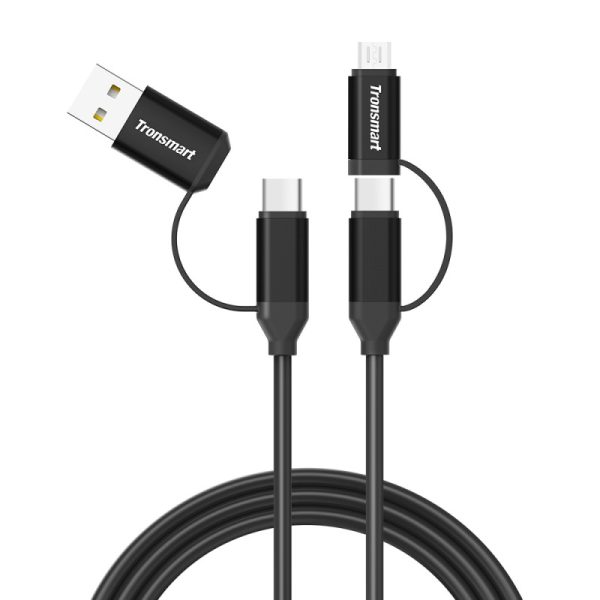 Tronsmart C4N1 4 in 1 Type C - Micro USB Cable - Image 1
