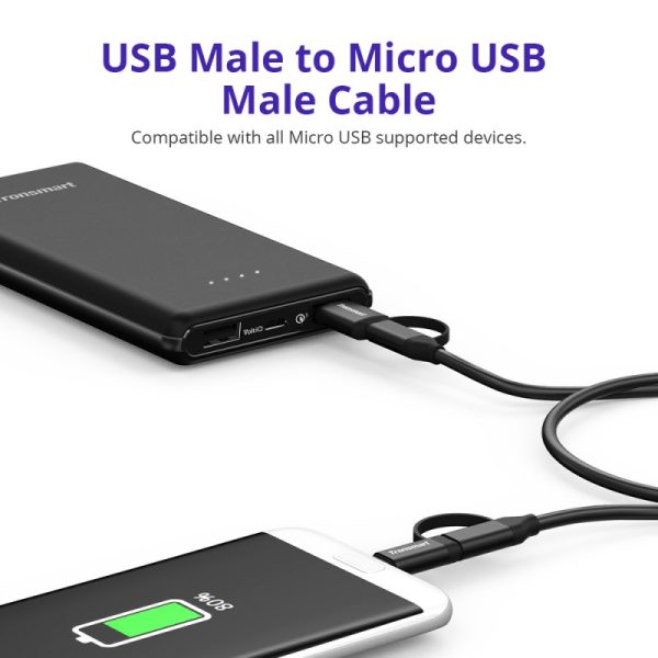 Tronsmart C4N1 4 in 1 Type C - Micro USB Cable - Image 2