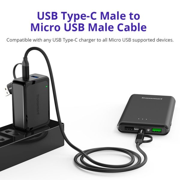 Tronsmart C4N1 4 in 1 Type C - Micro USB Cable - Image 4