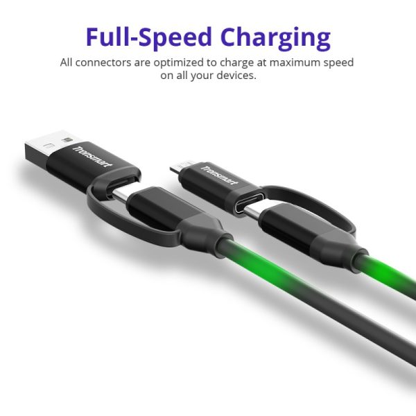 Tronsmart C4N1 4 in 1 Type C - Micro USB Cable - Image 7
