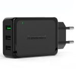 Tronsmart W3PTA 3 Ports USB Charger Qualcomm Certified Quick Charge 3.0 QC3.0 USB Smart Charger - EU Plug