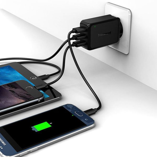 Tronsmart W3PTA 3 Ports USB Charger Qualcomm Certified Quick Charge 3.0 QC3.0 USB Smart Charger - EU Plug - Image 3