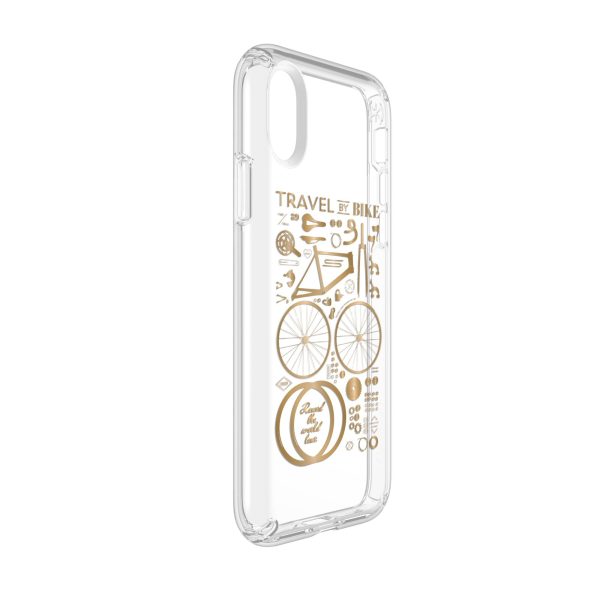 SPECK PRESIDIO CLEAR + PRINT IMPACT PROTECTION CASE FOR IPHONE XS / X - Image 2