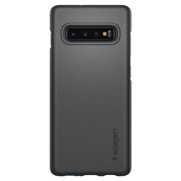 Spigen Galaxy S10+ Case Thin Fit Graphite Gray 606CS25757 - Image 2