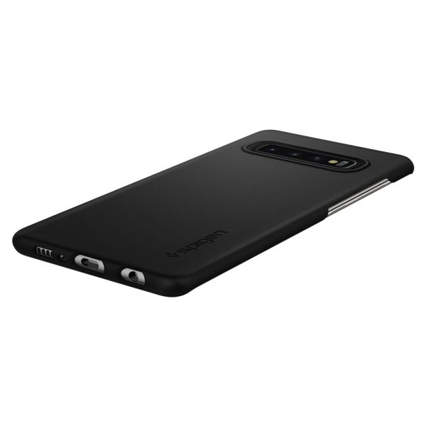 Spigen Galaxy S10 Plus Case Thin Fit Black 606CS25756 - Image 5