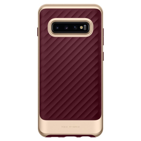 Spigen Galaxy S10+ Case Neo Hybrid Burgundy 606CS25775 - Image 2