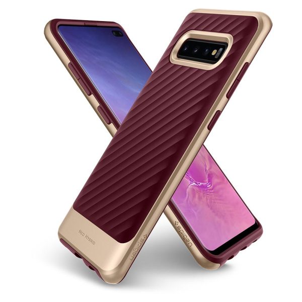 Spigen Galaxy S10+ Case Neo Hybrid Burgundy 606CS25775 - Image 5