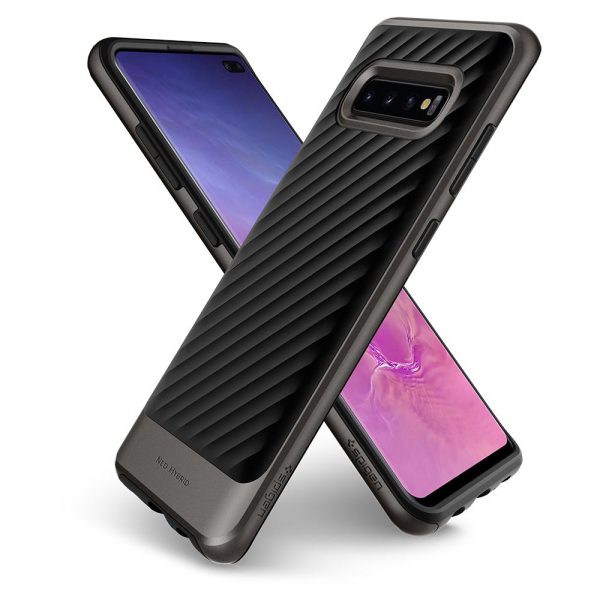 Spigen Galaxy S10+ Case Neo Hybrid Gunmetal 606CS25774 - Image 5