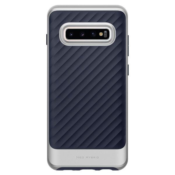 Spigen Galaxy S10+ Case Neo Hybrid Arctic Silver 606CS25776 - Image 2
