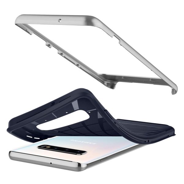 Spigen Galaxy S10+ Case Neo Hybrid Arctic Silver 606CS25776 - Image 6