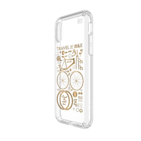 SPECK PRESIDIO CLEAR + PRINT IMPACT PROTECTION CASE FOR IPHONE XS / X - Image 3