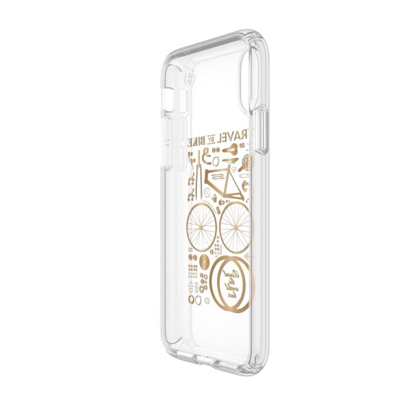 SPECK PRESIDIO CLEAR + PRINT IMPACT PROTECTION CASE FOR IPHONE XS / X - Image 4