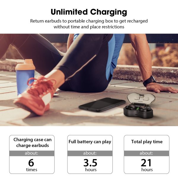 mpbh334ab_us_b5_v01__t7faV T7 - A4 True Wireless Earphones - BT 5.0 - CVC 6.0 with Charging Box - 21 Hours Battery by MPOW - BMBH334B - Image 12
