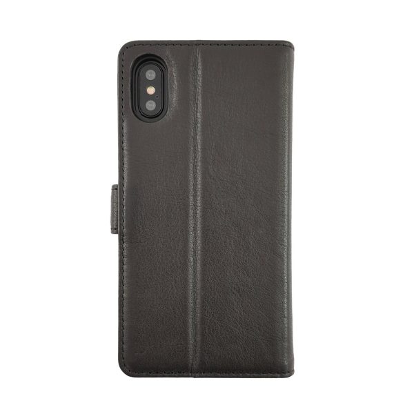 uuipxslf001_-_back_view_1024x1024 Uunique iPhone X/Xs Protective Original Genuine Leather Folio Wallet Black - Image 2