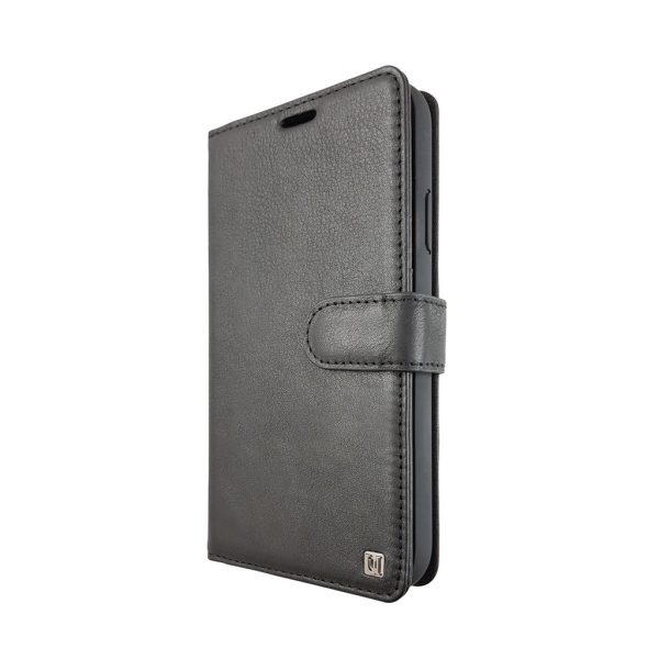 uuipxslf001_-_side_1024x1024 Uunique iPhone X/Xs Protective Original Genuine Leather Folio Wallet Black - Image 4