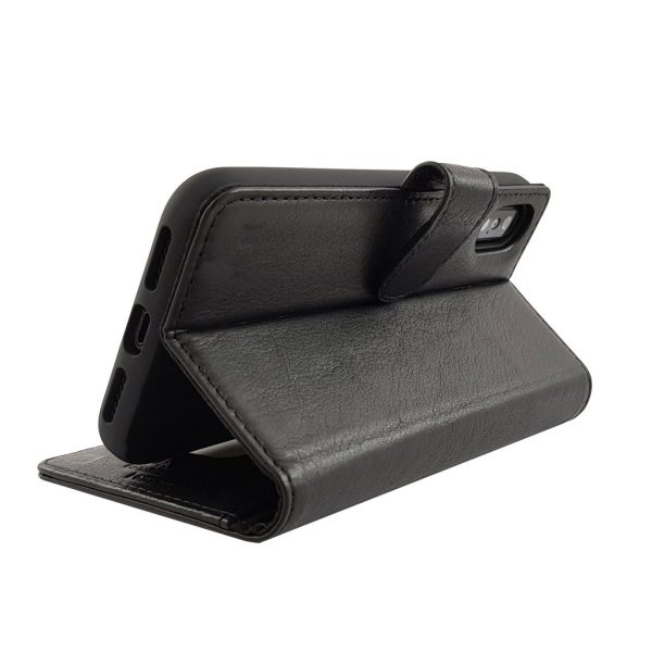 uuipxslf001_-_stand_view_1024x1024 Uunique iPhone X/Xs Protective Original Genuine Leather Folio Wallet Black - Image 5