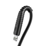 Type C to Lightning Cable by RavPower MFi Certified for Fast Wired Charging - 3 Feet - Black - RP-CB020 - Image 2
