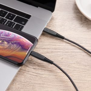 Type C to Lightning Cable by RavPower MFi Certified for Fast Wired Charging - 3 Feet - Black - RP-CB020 - Image 7