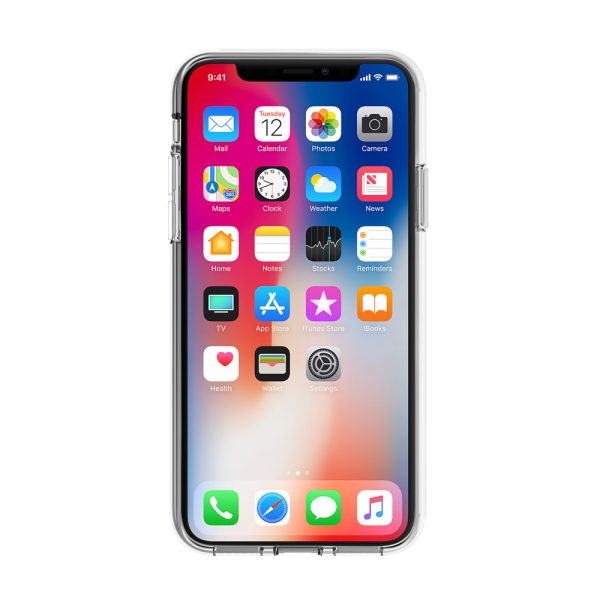 KENDALL + KYLIE Protective Printed Case for iPhone X / XS - Lace Print Black Foil/Translucent Black - Image 3