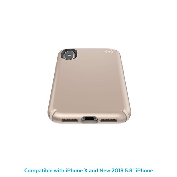 712cKLrXXkL._SL1500_ Speck Products Presidio Metallic iPhone Xs/iPhone X Case, Gold Metallic/Gold - Image 4