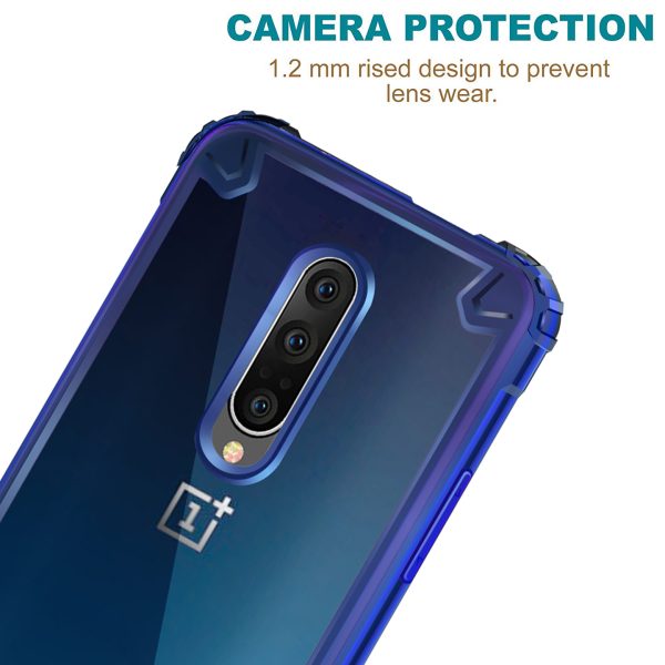 OnePlus 7 Pro Bond X Hybrid Transparent Case by KAPAVER - Nebula Blue - Image 5