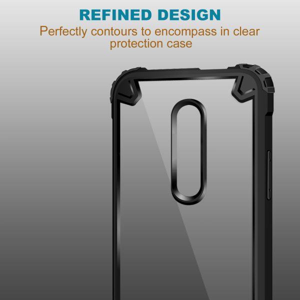 OnePlus 7 Pro Bond X Hybrid Transparent Case by KAPAVER - Black - Image 5