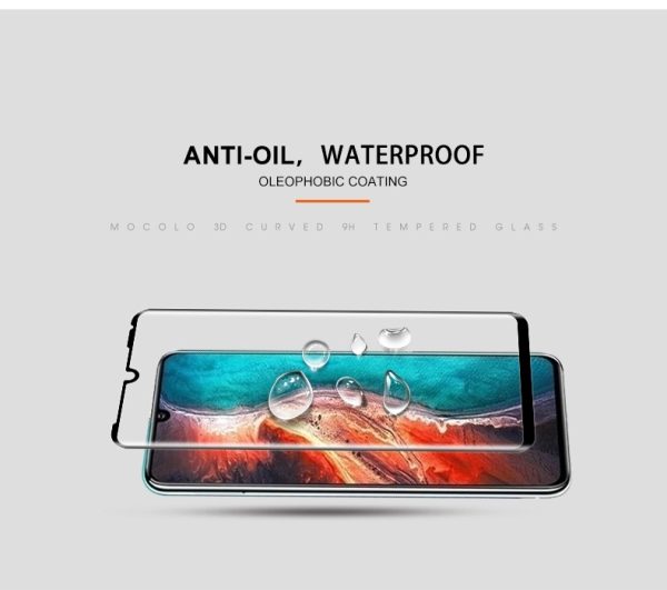 Huawei P30 Pro 3D Glass Protector Full Glue Edge to Edge Tempered - Black - Image 4