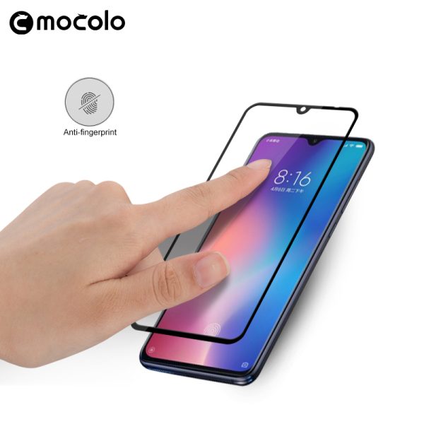 Xiaomi Mi 9 3D Glass Protector Full Glue Edge to Edge Tempered - Black - Image 4