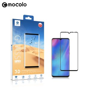 Huawei P30 Lite 3D Glass Protector Full Glue Edge to Edge Tempered - Black - Image 2