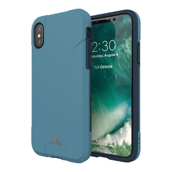 adidas-solo-Case_029_1024x1024 Adidas Originals Performance SOLO Back Cover Case for Apple iPhone X/XS Blue - Image 1