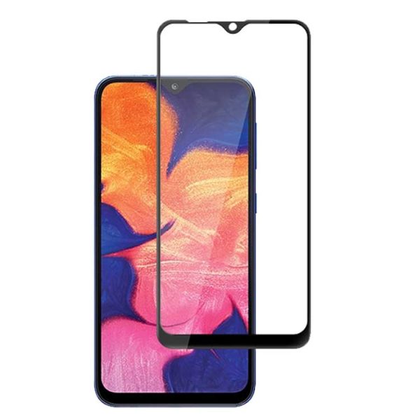 galaxy-a10-square-mocolo Samsung Galaxy A10 3D Glass Protector Full Glue Edge to Edge Tempered - Black - Image 1