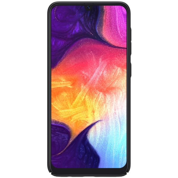 黑2 Galaxy A50 Frosted Shield Hard Cover by Nillkin - Black - Image 2