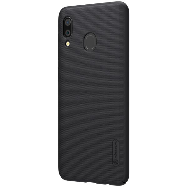 Galaxy A30 Frosted Shield Hard Cover by Nillkin - Black - Image 2