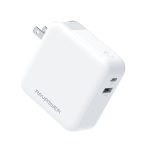RAVPower 2 in 1 Wall & Portable Charger 5000 mAh - US Plug - White - RP-PB101